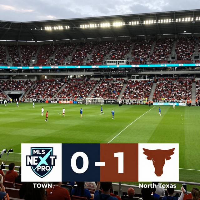The Town 0-1 North Texas: Phân tích sau trận MLS Next Pro ngày 19/07/2026